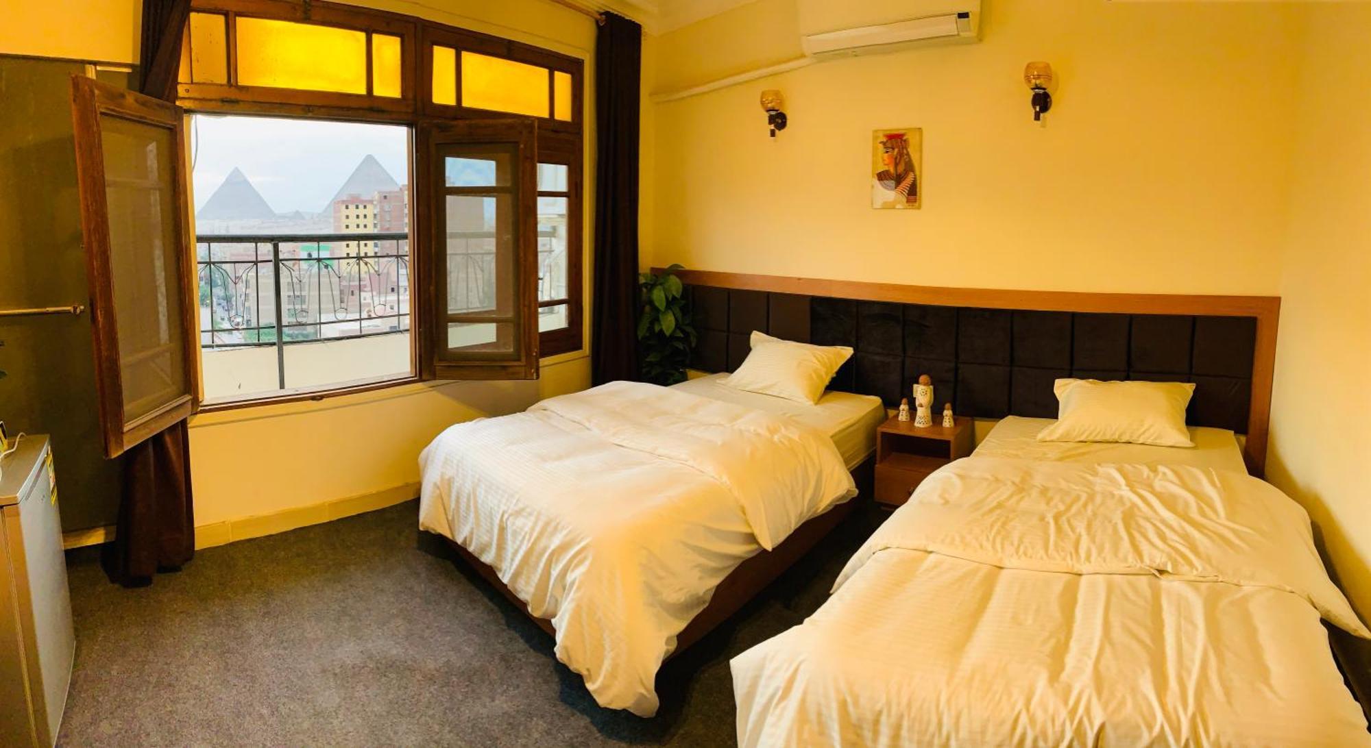 Draz Pyramids View Bed & Breakfast Kafret el-Gabal Oda fotoğraf